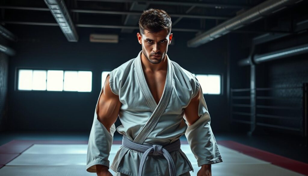 Joe Taslim sebagai atlet judo