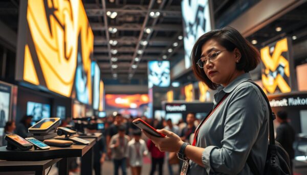 Mulya Laksmiwati Resmi kritik di Pameran Teknologi Internasional